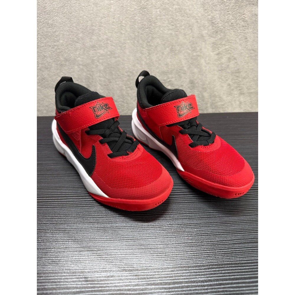 Nike Little Kids' Team Hustle D10 PS Shoes – University Red CW6736-600 12.5C